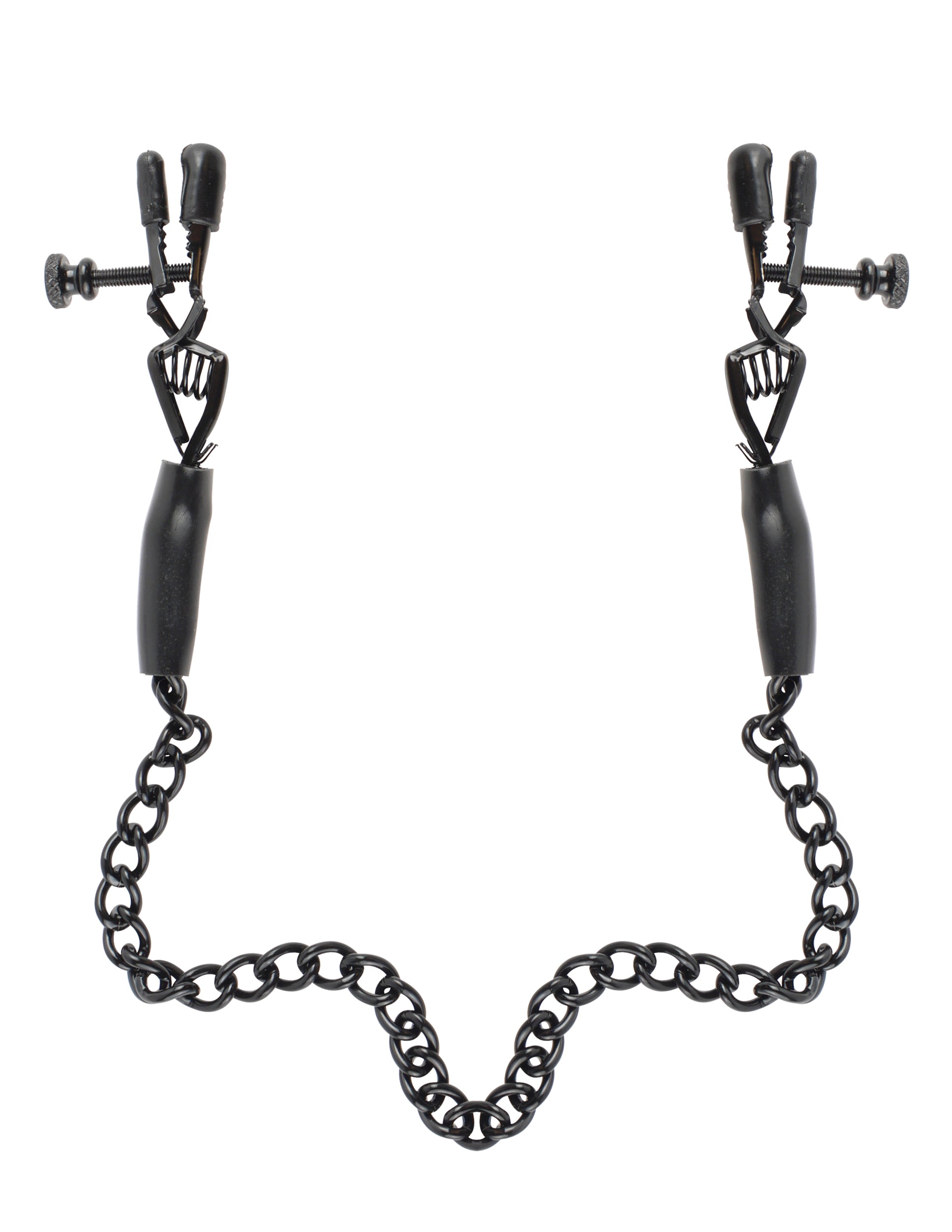 "Fetish Fantasy Series Adjustable Nipple Chain Clamps PD3610-00"