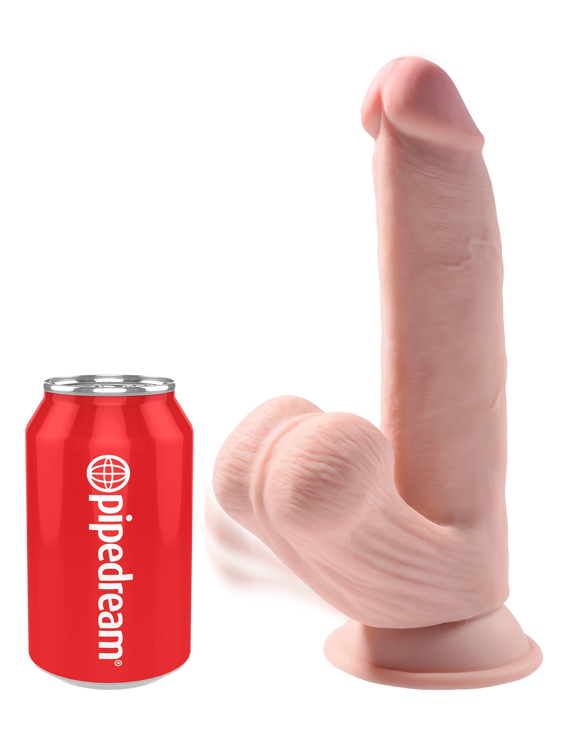 9 Inch Triple Density Cock With Swinging Balls - Light