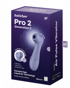 Pro 2 Connect – Gen 3 Lilac Air-Pulse Stimulator