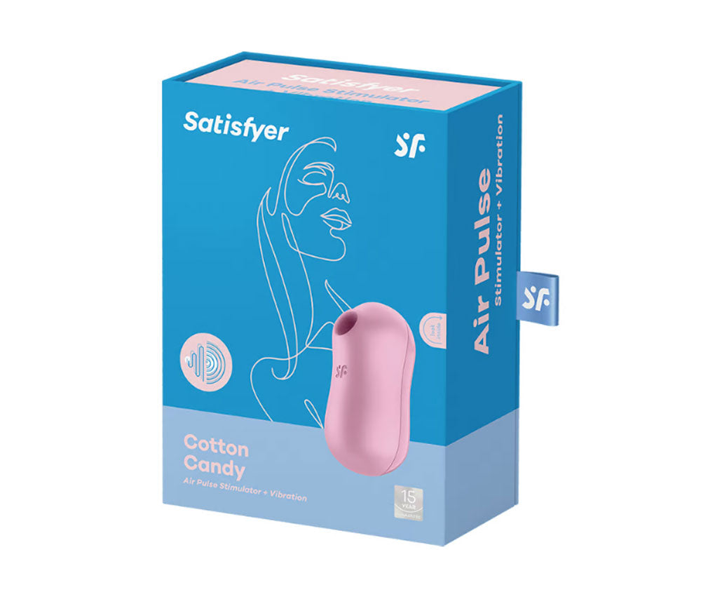 Satisfyer Cotton Candy Air Pulse Stimulator Plus Vibrator