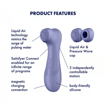 Pro 2 Connect – Gen 3 Lilac Air-Pulse Stimulator