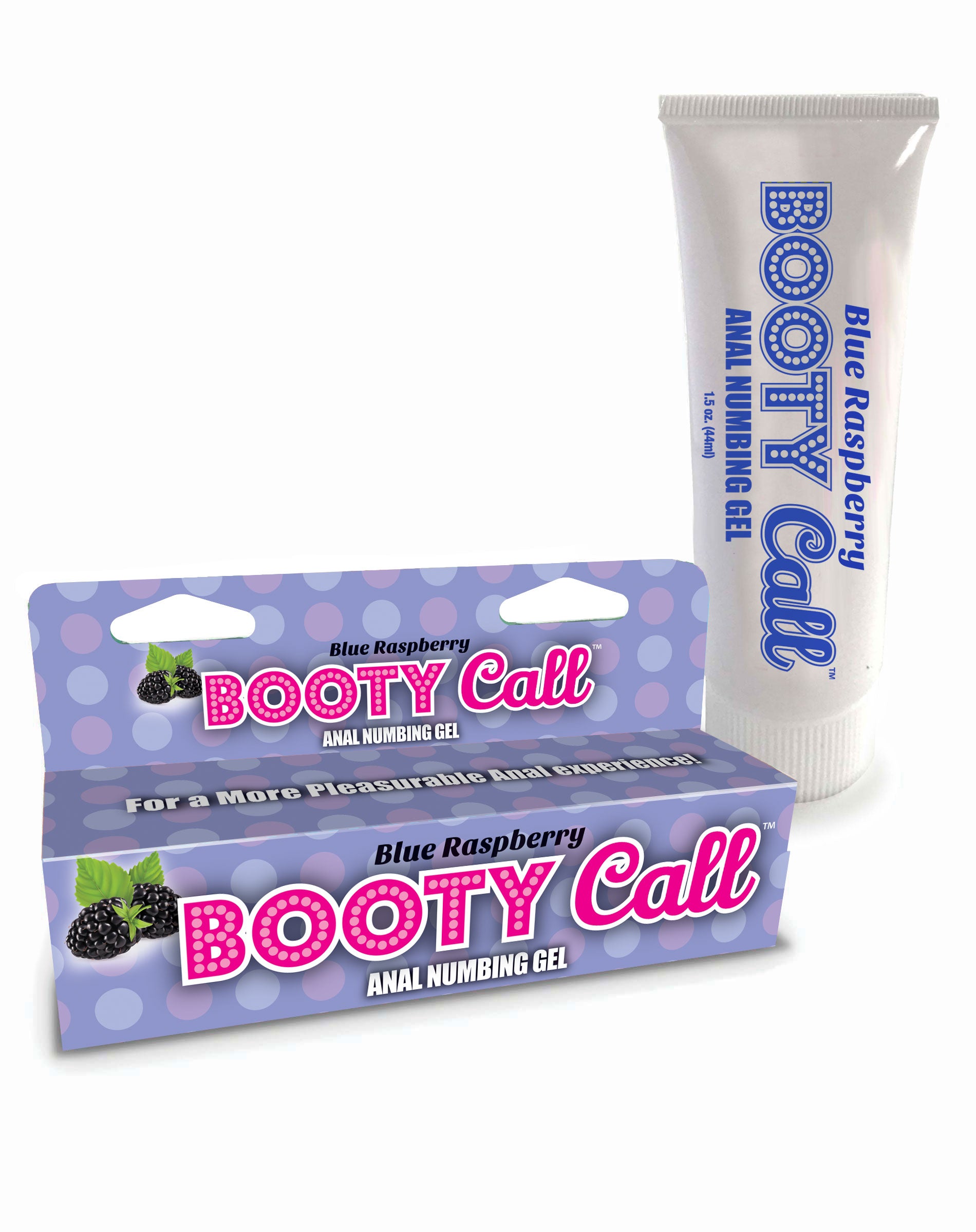 "Booty Call - Anal Numbing Gel 1.5 Oz - Blue Raspberry LG-BT311"