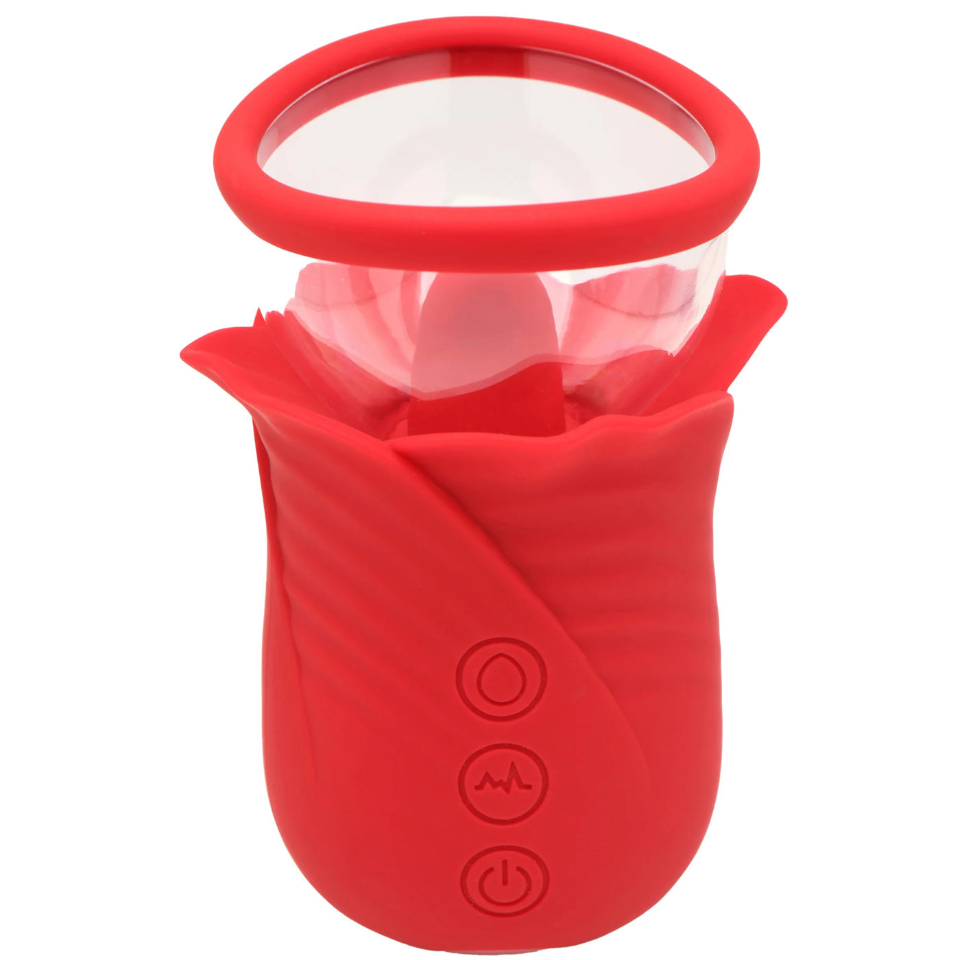 "Lily Lover Sucking and Vibrating Clitoral Stimulator- Red INM-AH231"