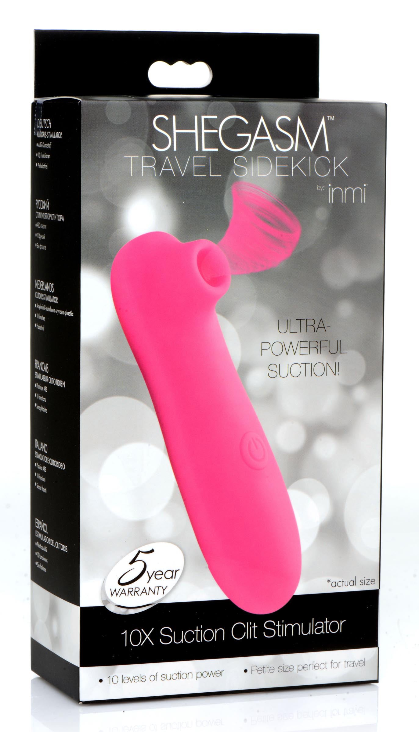Shegasm Travel Sidekick 10x Suction Clit Stimulator