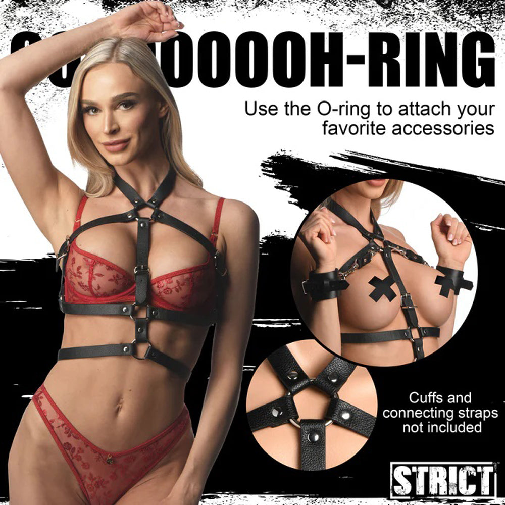 Female Body Harness- L/xl Black