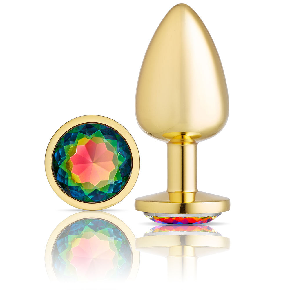 "Cloud 9 Novelties Anal Gems Jeweled Gold Chromed - Large WTC311"