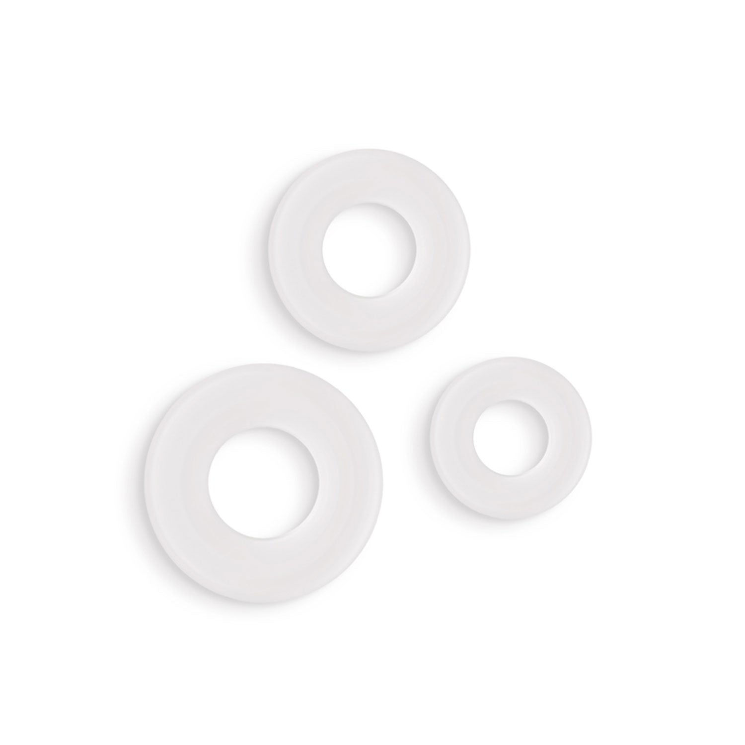 "Firefly - 3 Pc Bubble Rings - White NSN-0474-01"