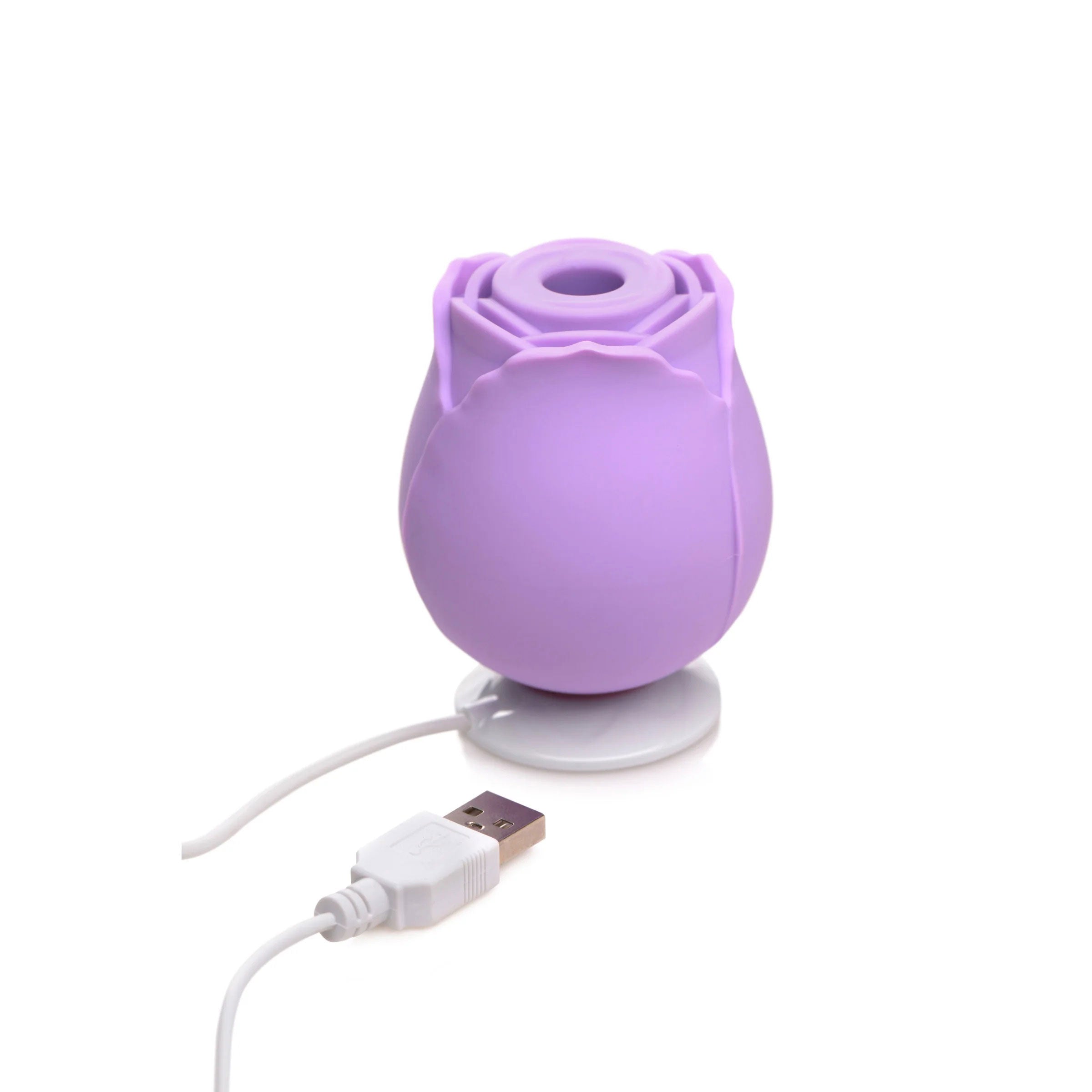 Bloomgasm Wild Rose 10x Suction Clit Stimulator - Purple