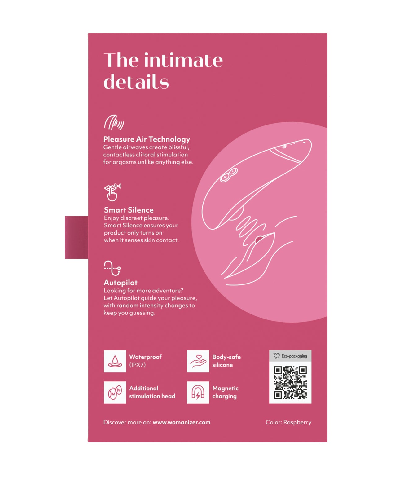 Womanizer Premium 2 Rechargeable Clitoral Suction Stimulator