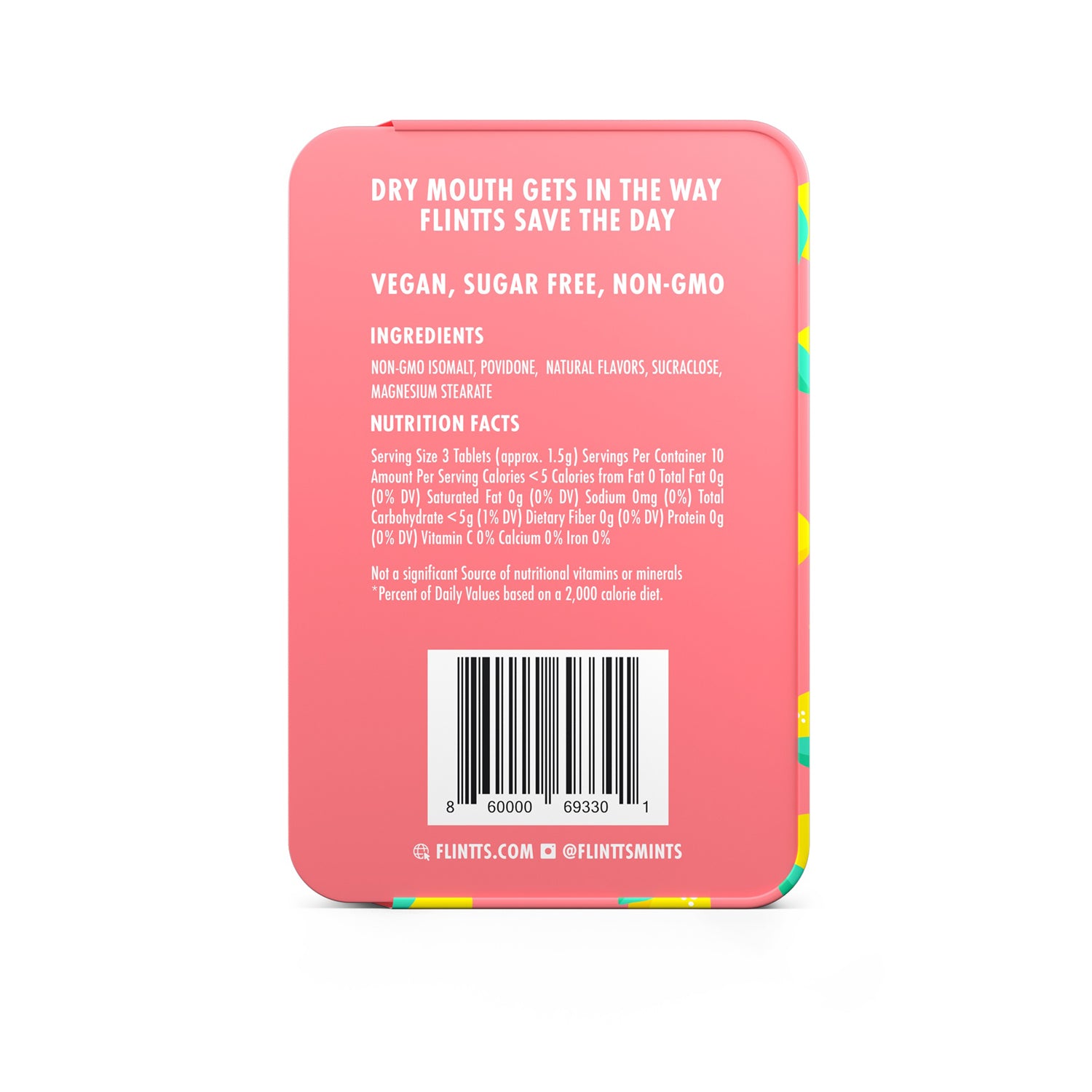 Flintts Mouth Watering Mints Lemon - F-Strength 250