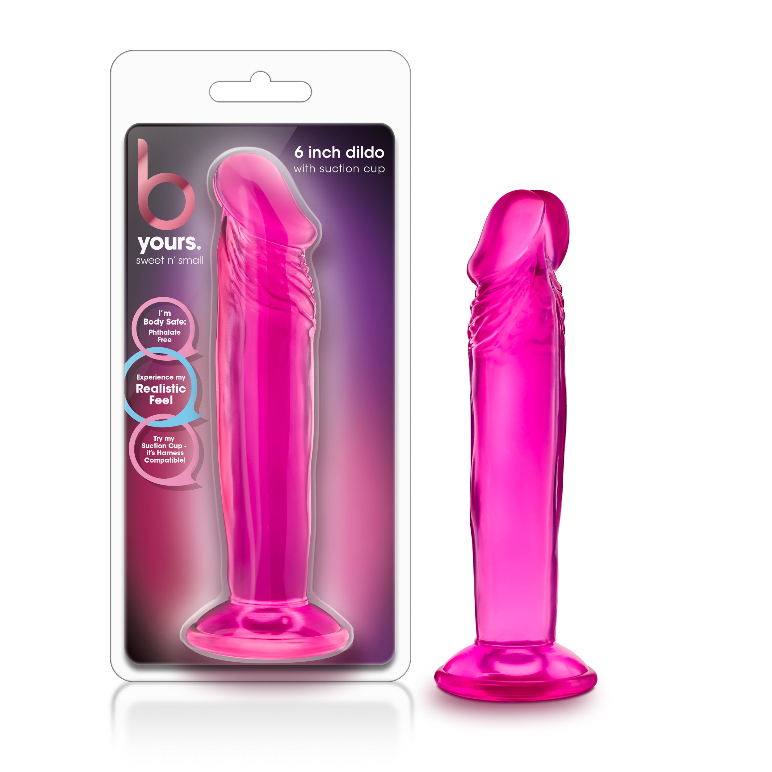 B Yours Sweet n' Small 6 Inch Dildo With Suction Cup