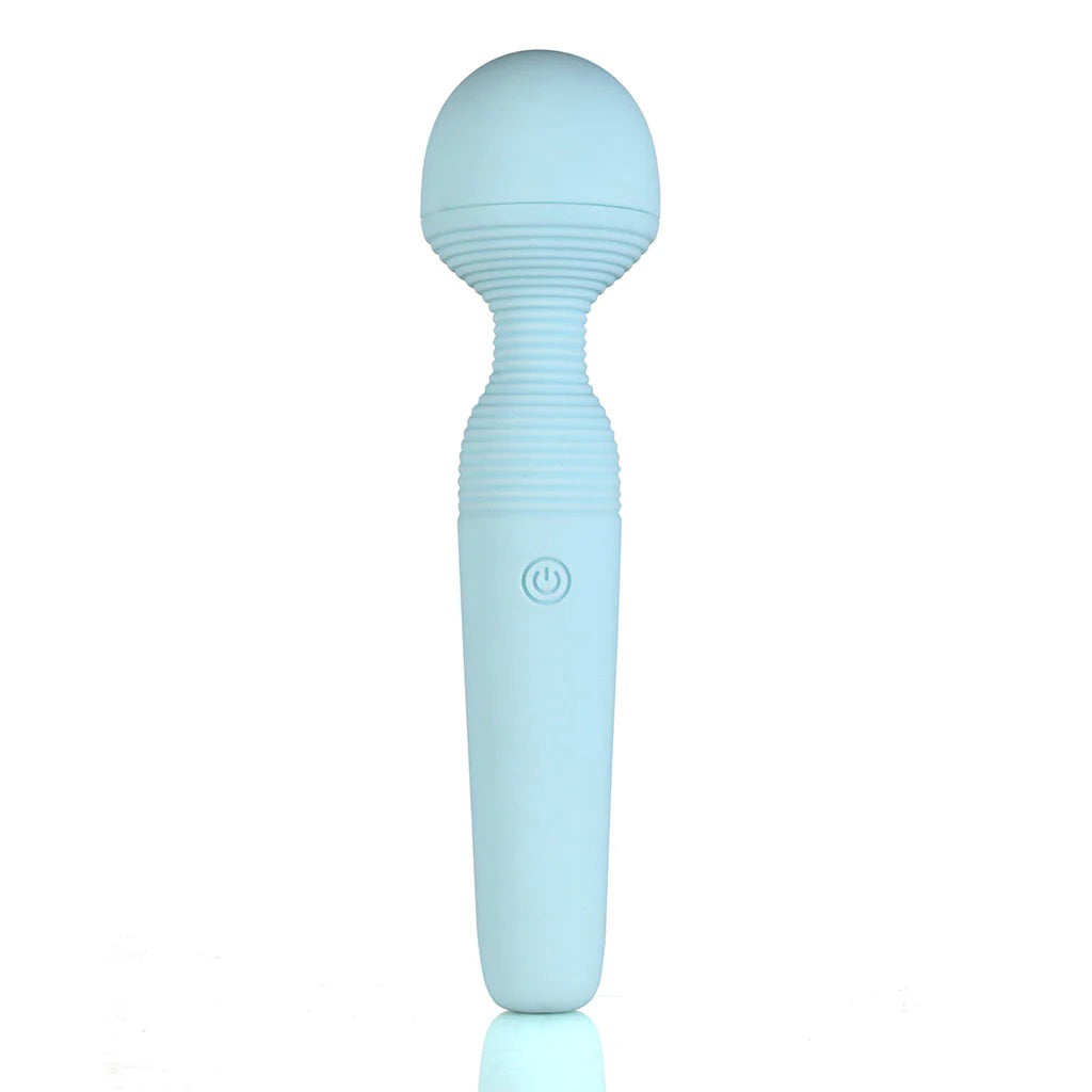 "Grace Bendable Vibrating Pleasure Wand - Blue MTAV305"