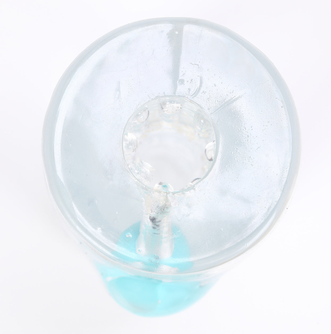 Aster Vibrating Male Masturbator With Bullet - Clear