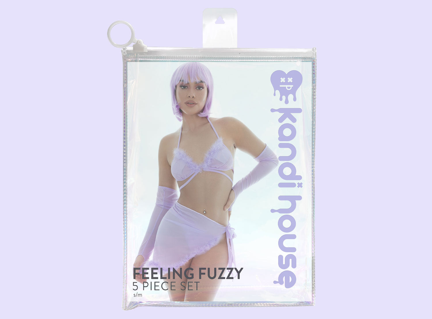 Feeling Fuzzy 5pc Set - Lilac