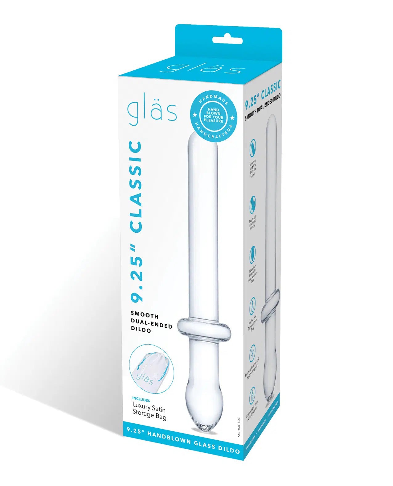 9.25 Inch Classic Smooth Dual-Ended Dildo