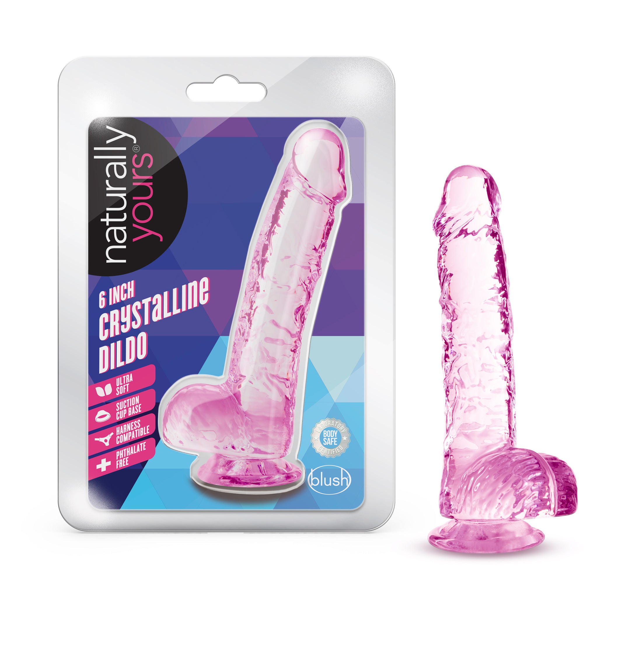 Naturally Yours - 6 Inch Crystalline Dildo