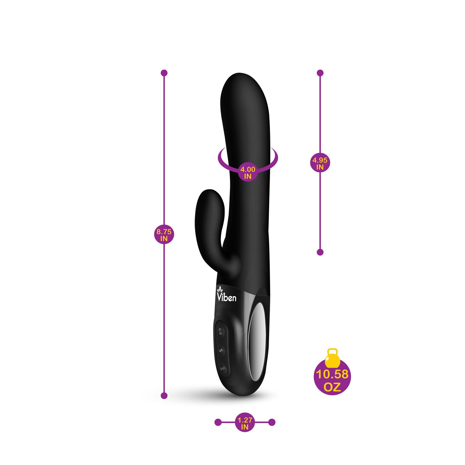Hypnotic Thrusting Rabbit with Swinging Clitoral Stimulator