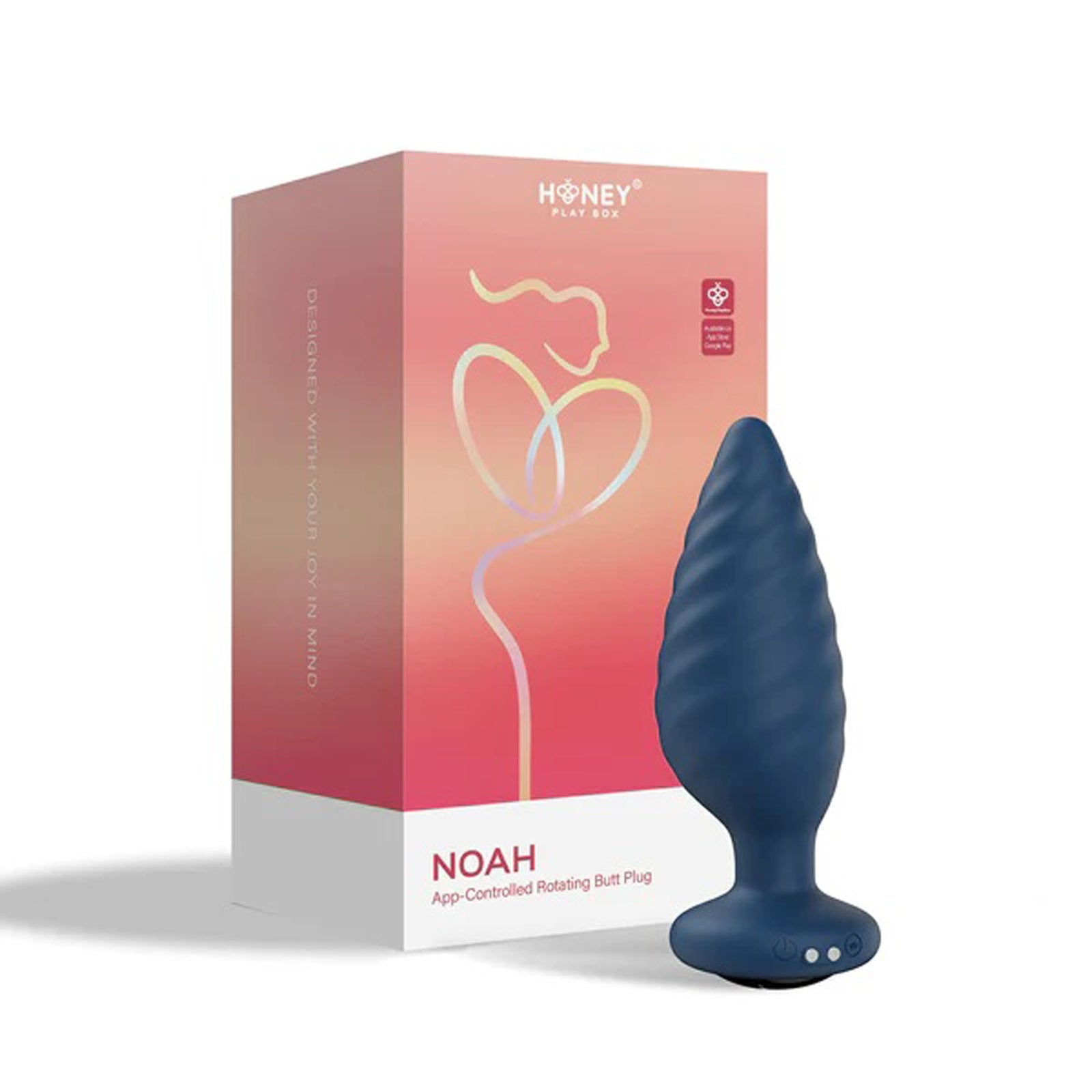 Noah App Controlled Rotating Butt Plug