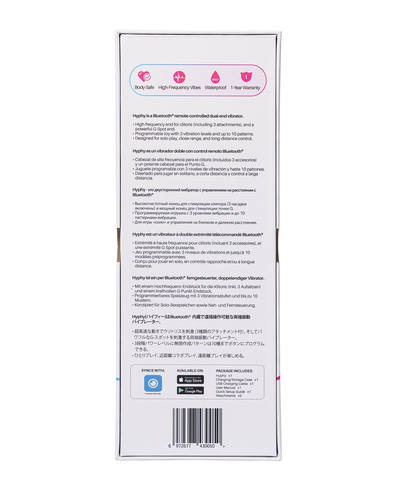 Lovense Hyphy Hi-Frequency Stimulator