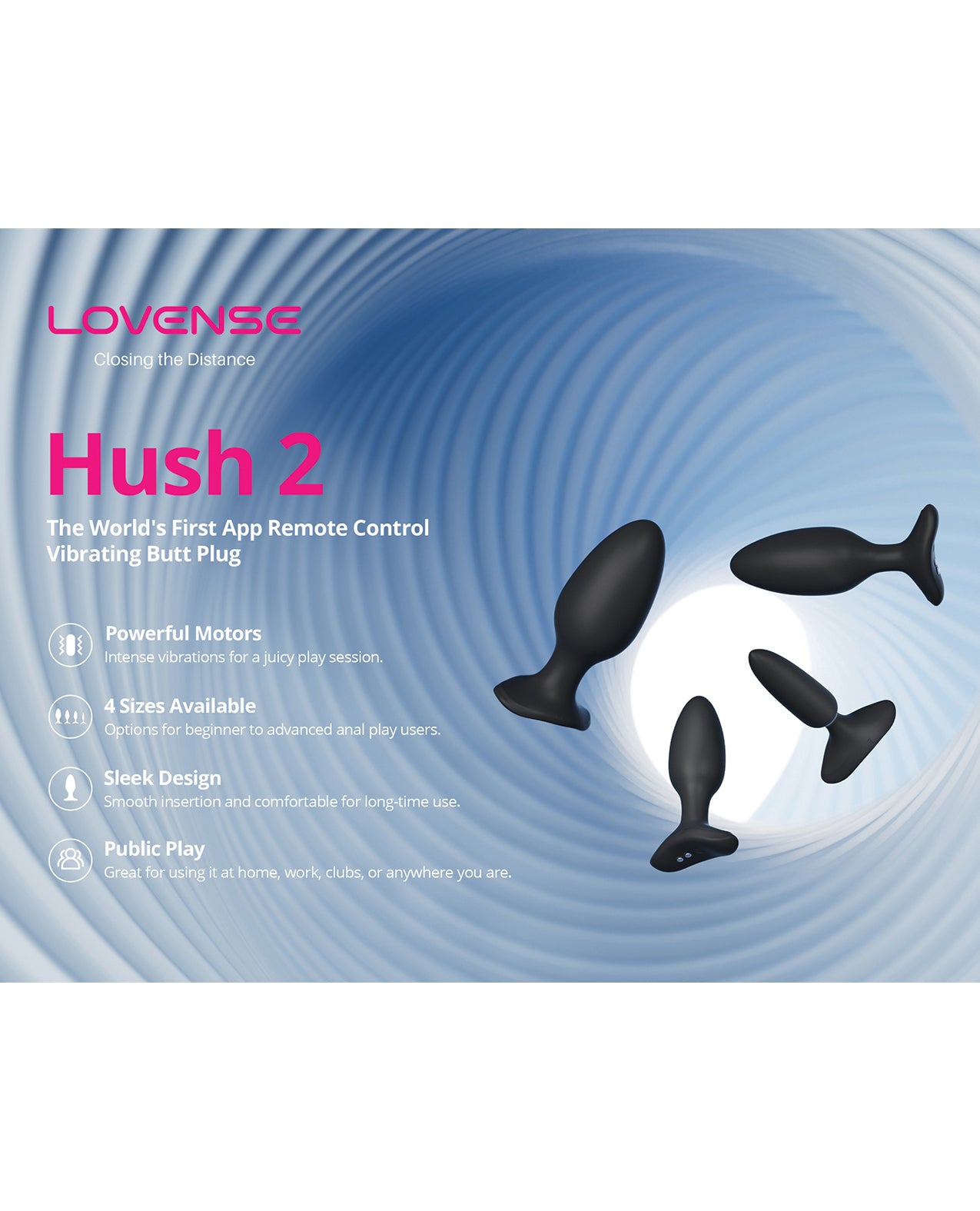 Lovense Hush 2 1.75" Butt Plug