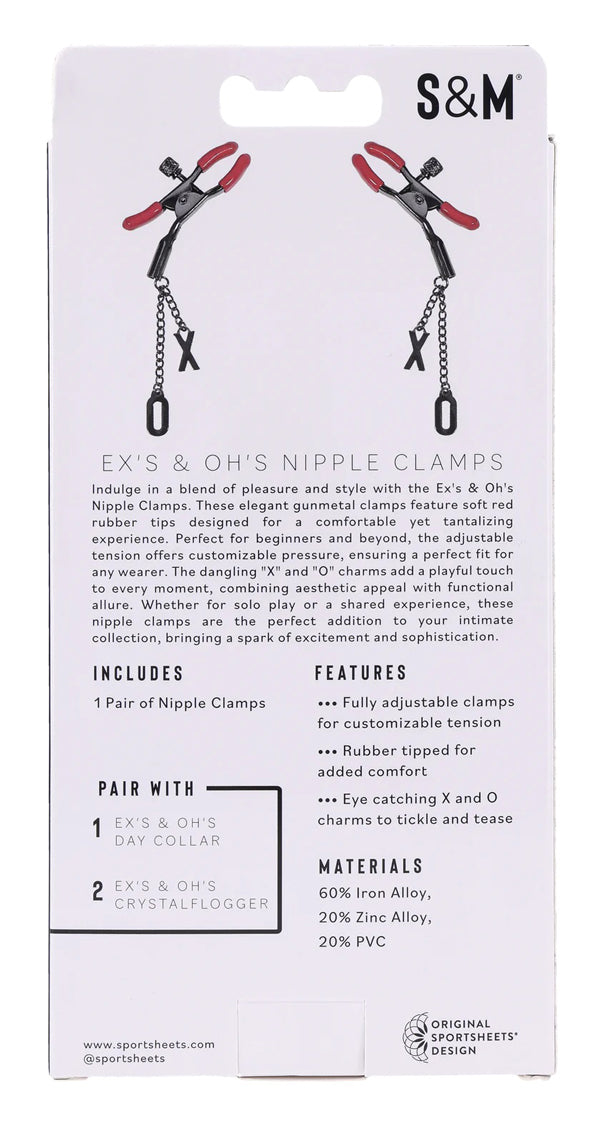 eX's and Oh's Nipple Clamps