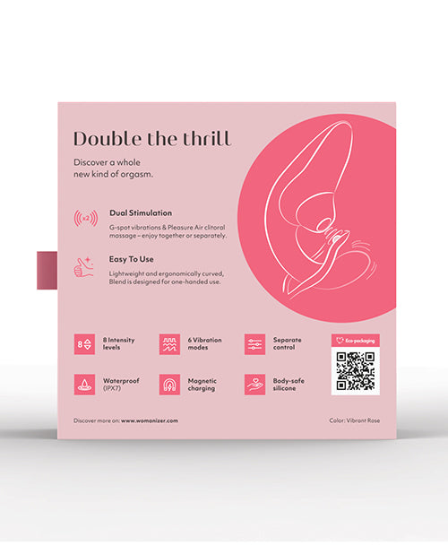 Womanizer Blend Rechargeable G-spot And Clitoral Stimulator