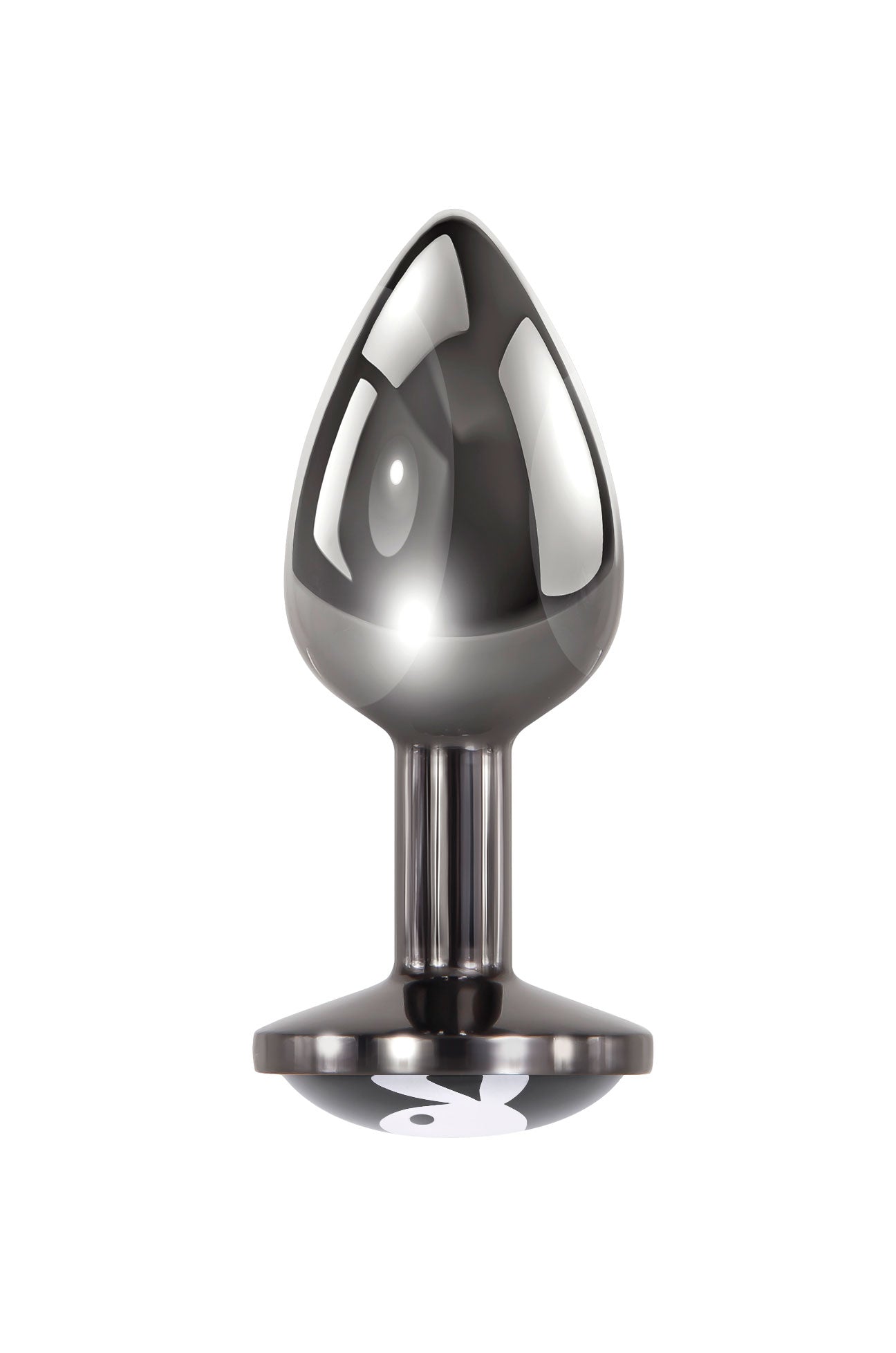 "Playboy Pleasure - Tux - Small - Butt Plug - Hematite PB-BP-2475-2"