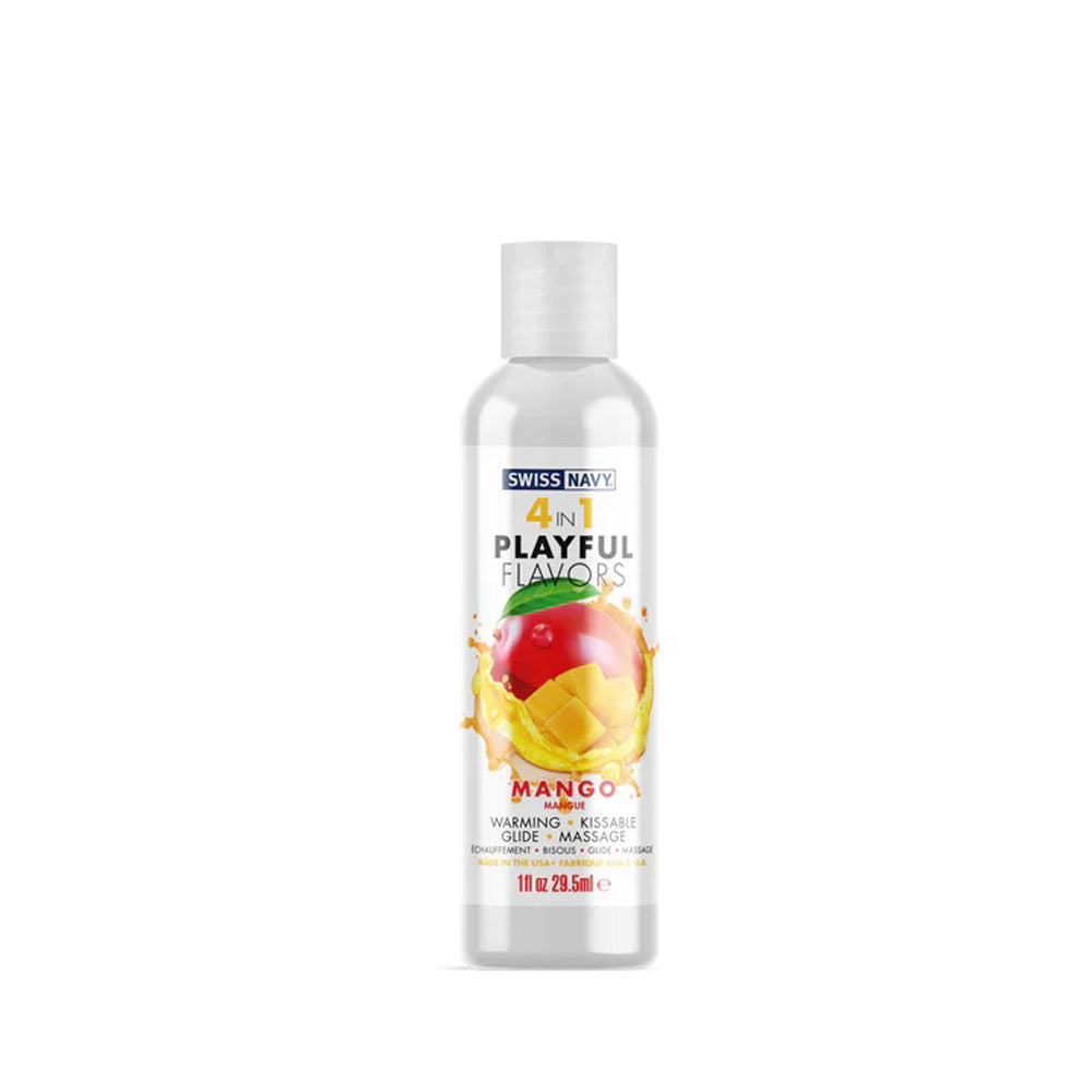 "Swiss Navy 4-in-1 Playful Flavors - Mango 1 Oz MD-SN4N1FMG1"
