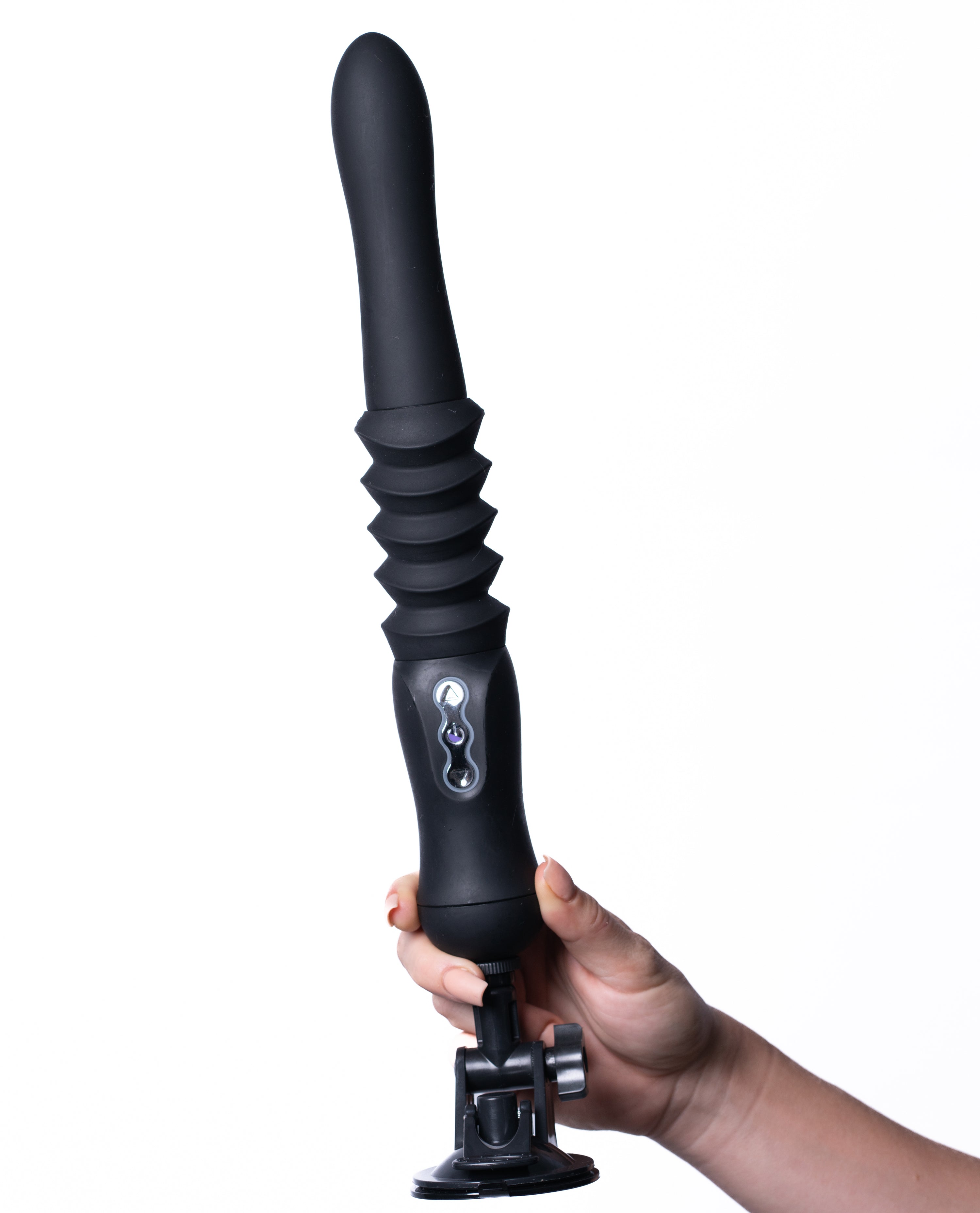 Max Silicone Thrusting Portable Love Machine - Black