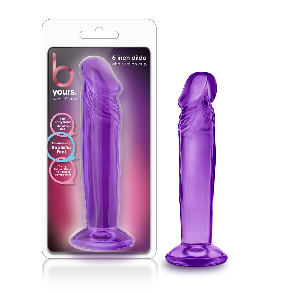 B Yours - Sweet n' Small 6 Inch Purple Dildo