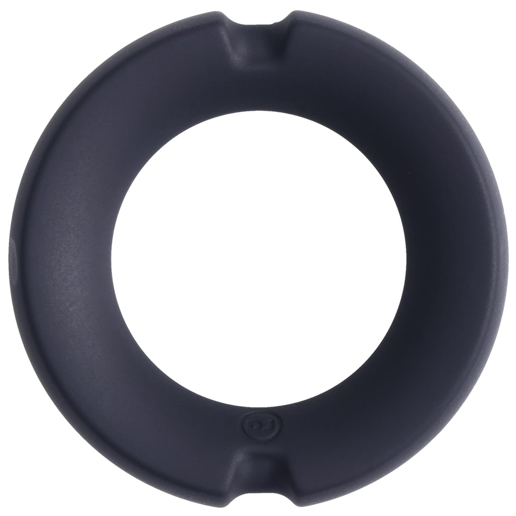 "Merci - the Paradox - Silicone Covered Metal Cock Ring - 35mm - Black DJ2402-38-BX"