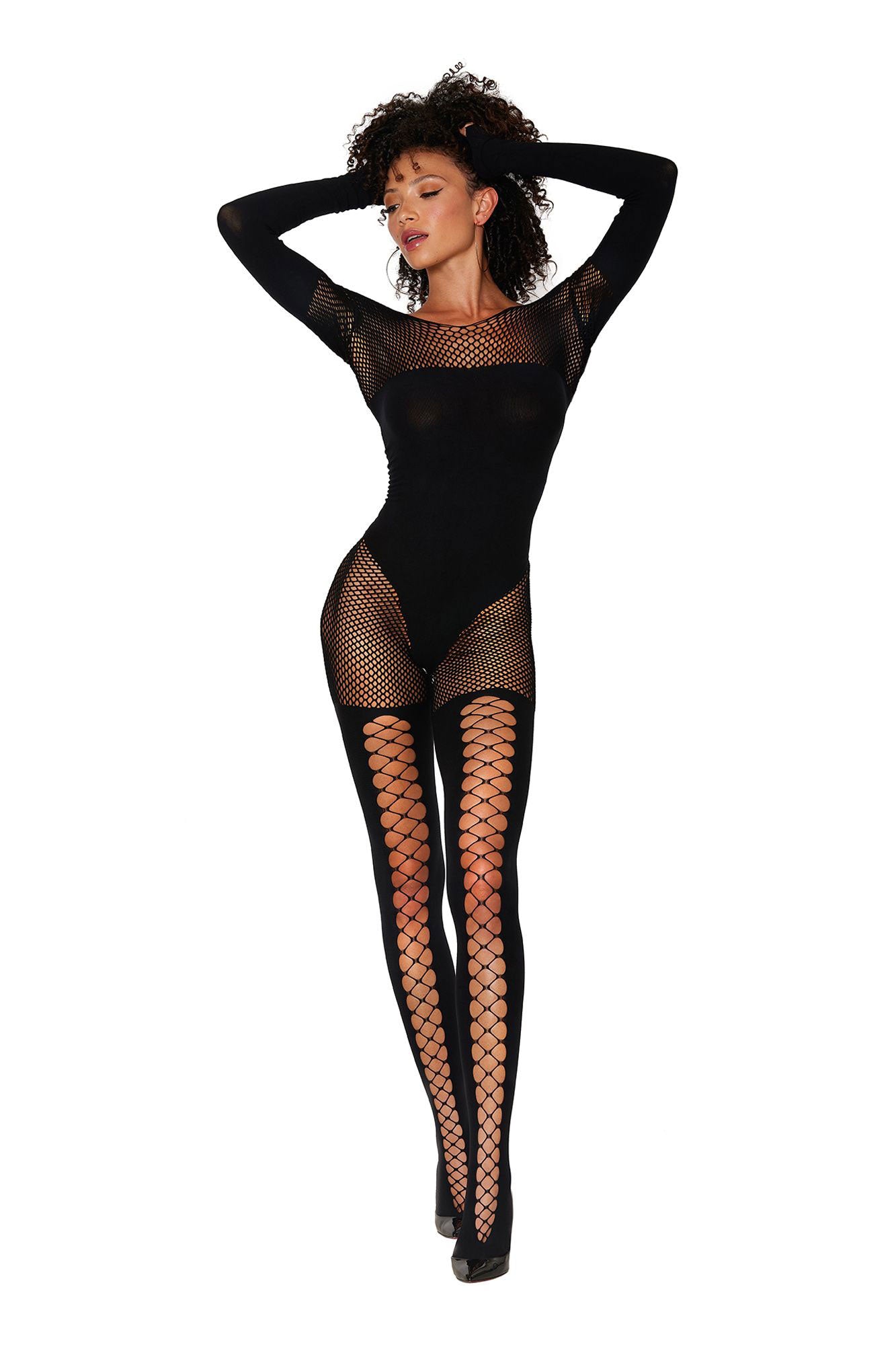 "Bodystocking - One Size - Black DG-0443BLKOS"