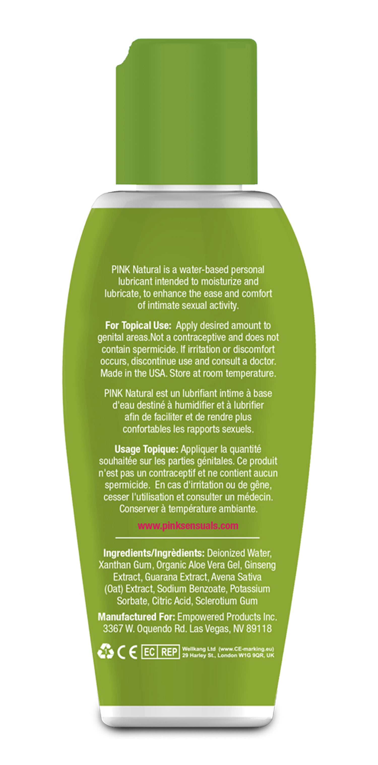 Pink Natural Waterbased lube