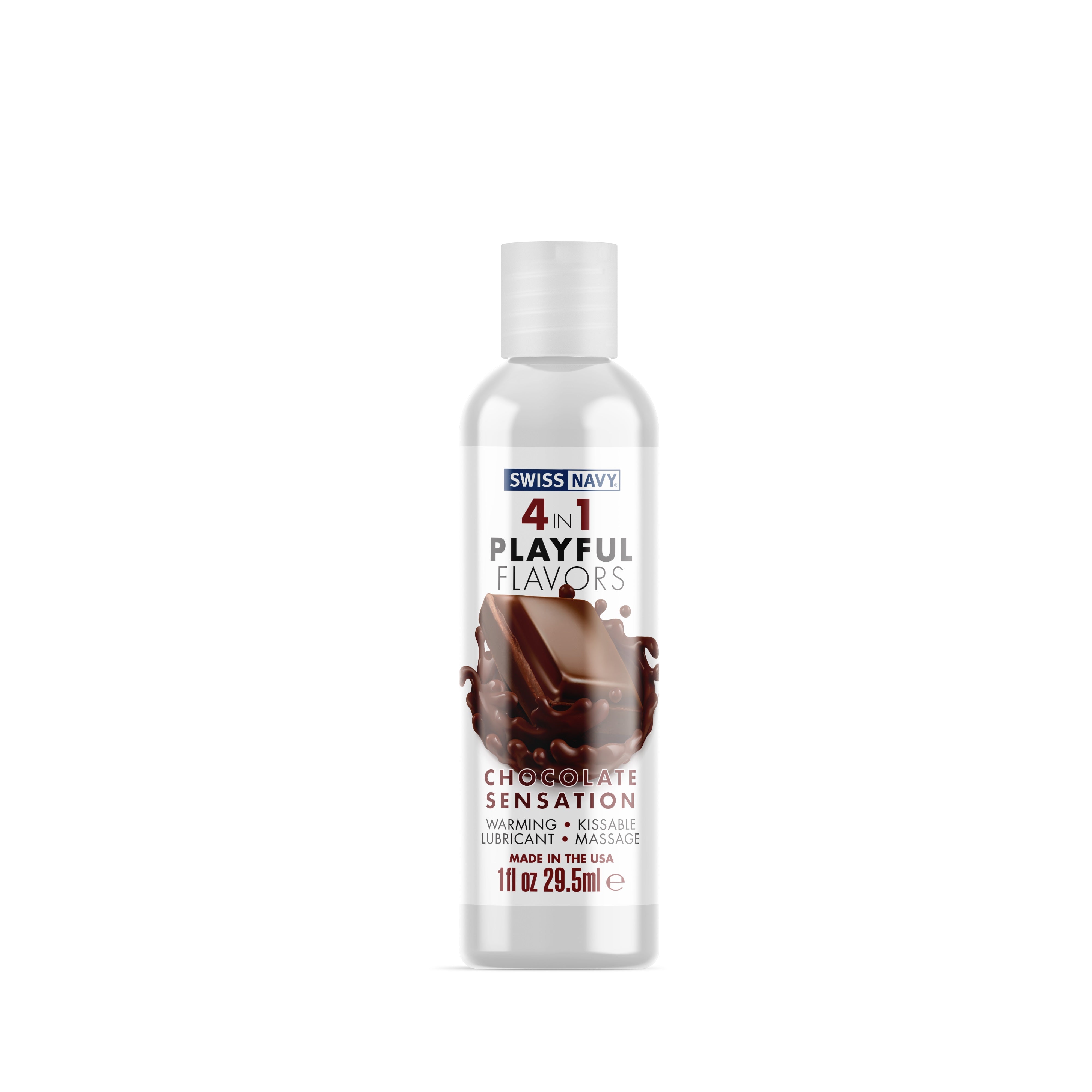 "Swiss Navy 4-in-1 Playful Flavors - Chocolate Sensation - 1 Fl. Oz. MD-SN4N1FCS1"
